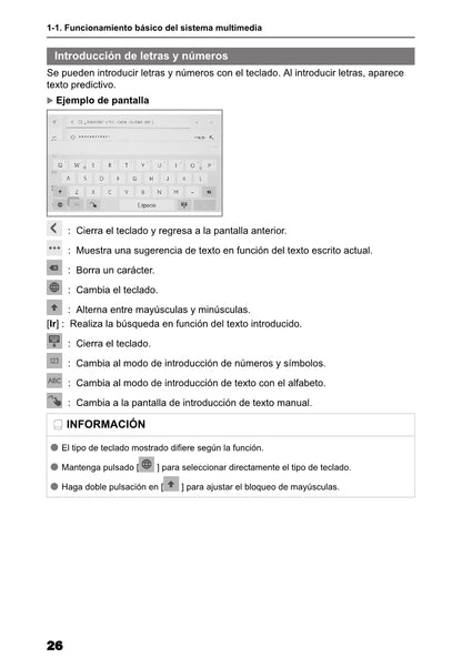 Toyota bZ4X Multimedia Manual de Instrucciones 2022 - 2023