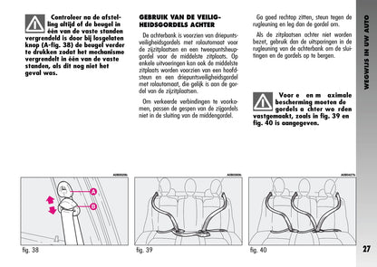 2003-2005 Alfa Romeo 156 GTA Owner's Manual | Dutch