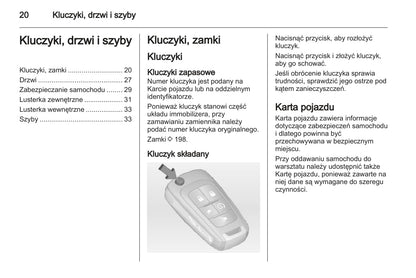 2012-2013 Opel Ampera Owner's Manual | Polish