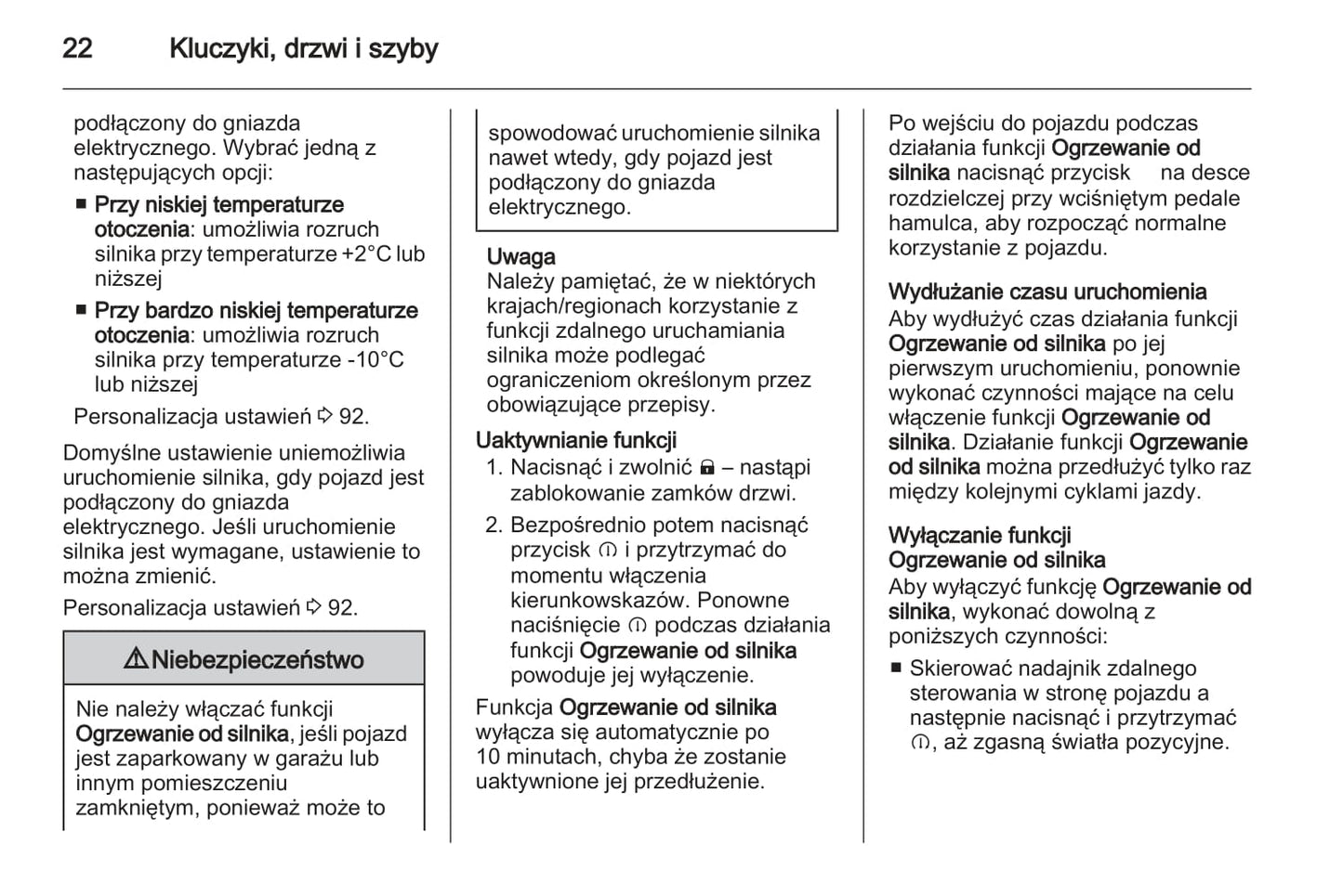 2012-2013 Opel Ampera Bedienungsanleitung | Polnisch