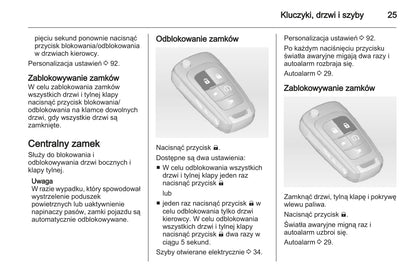 2012-2013 Opel Ampera Owner's Manual | Polish