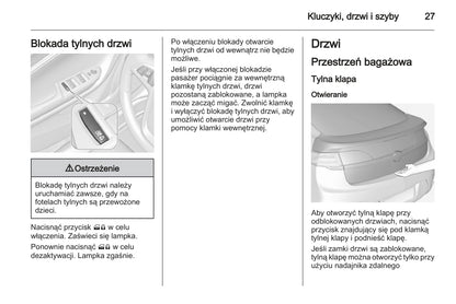 2012-2013 Opel Ampera Bedienungsanleitung | Polnisch