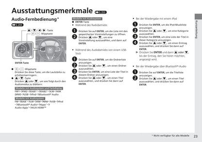 2017-2018 Honda Civic Sedan Diesel Owner's Manual | German