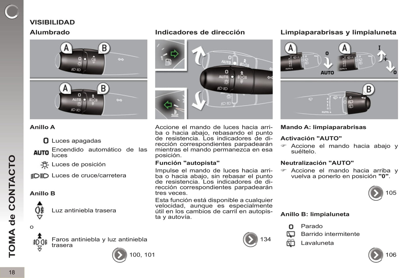 2012-2013 Peugeot 3008 HYbrid4 Owner's Manual | Spanish