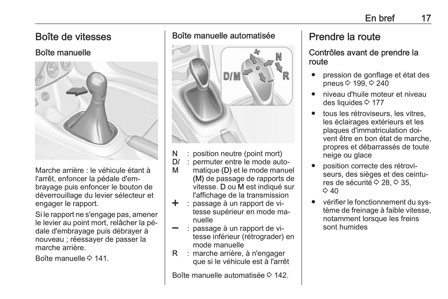 2016 Opel Adam Owner's Manual | French