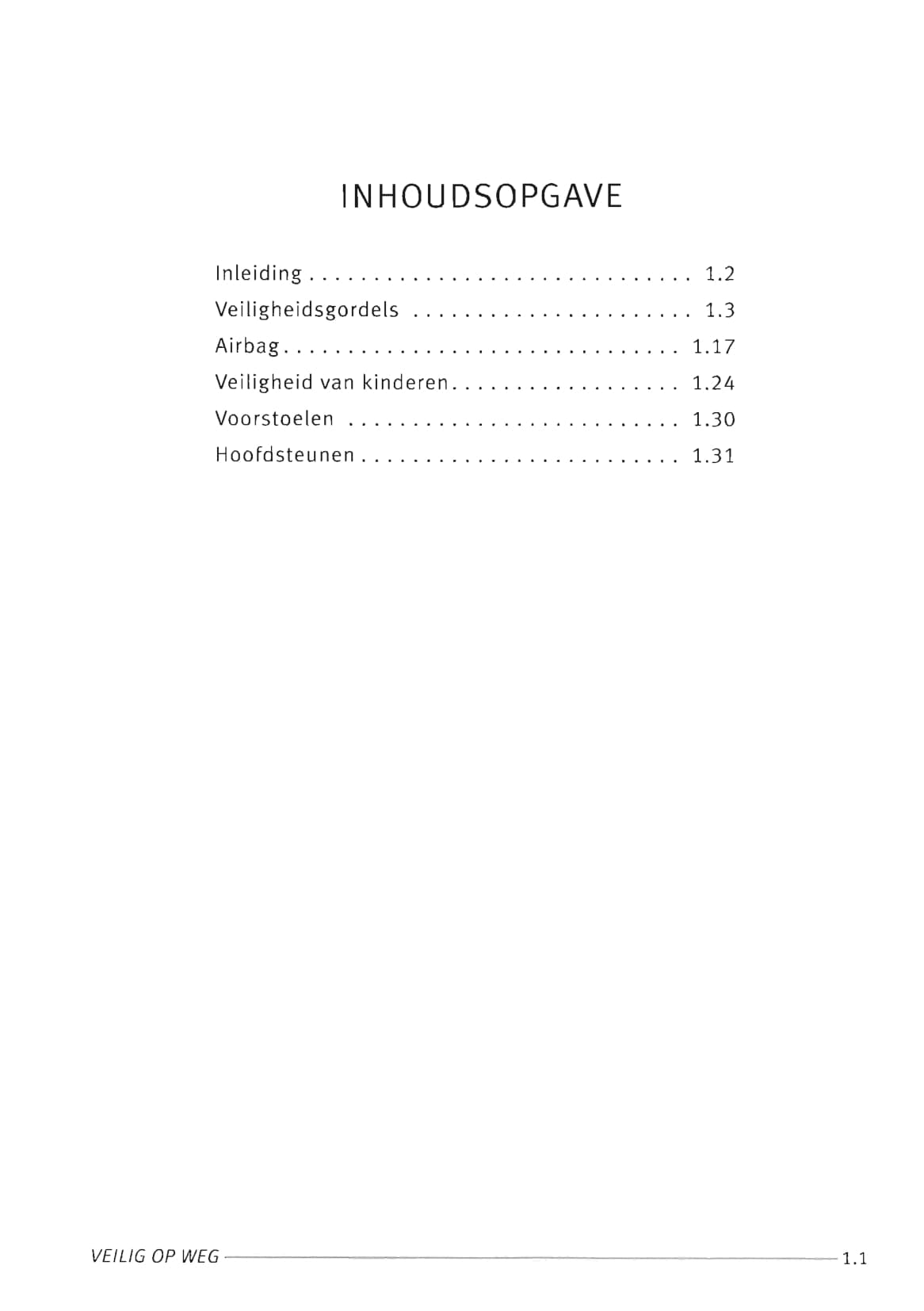 1999-2000 Seat Toledo Owner's Manual | Dutch