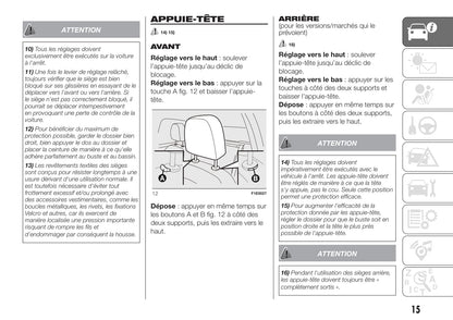 2018-2019 Fiat Punto Owner's Manual | French