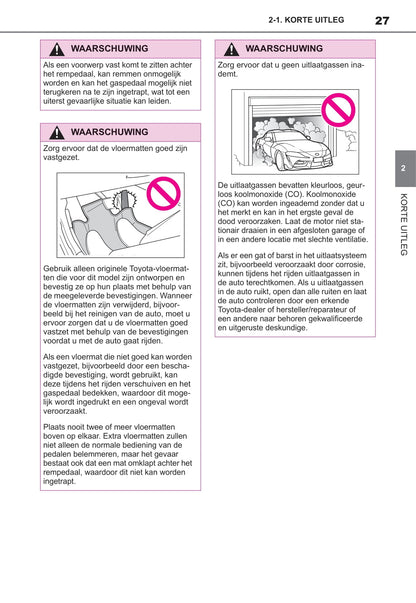 2021 Toyota Supra Owner's Manual | Dutch