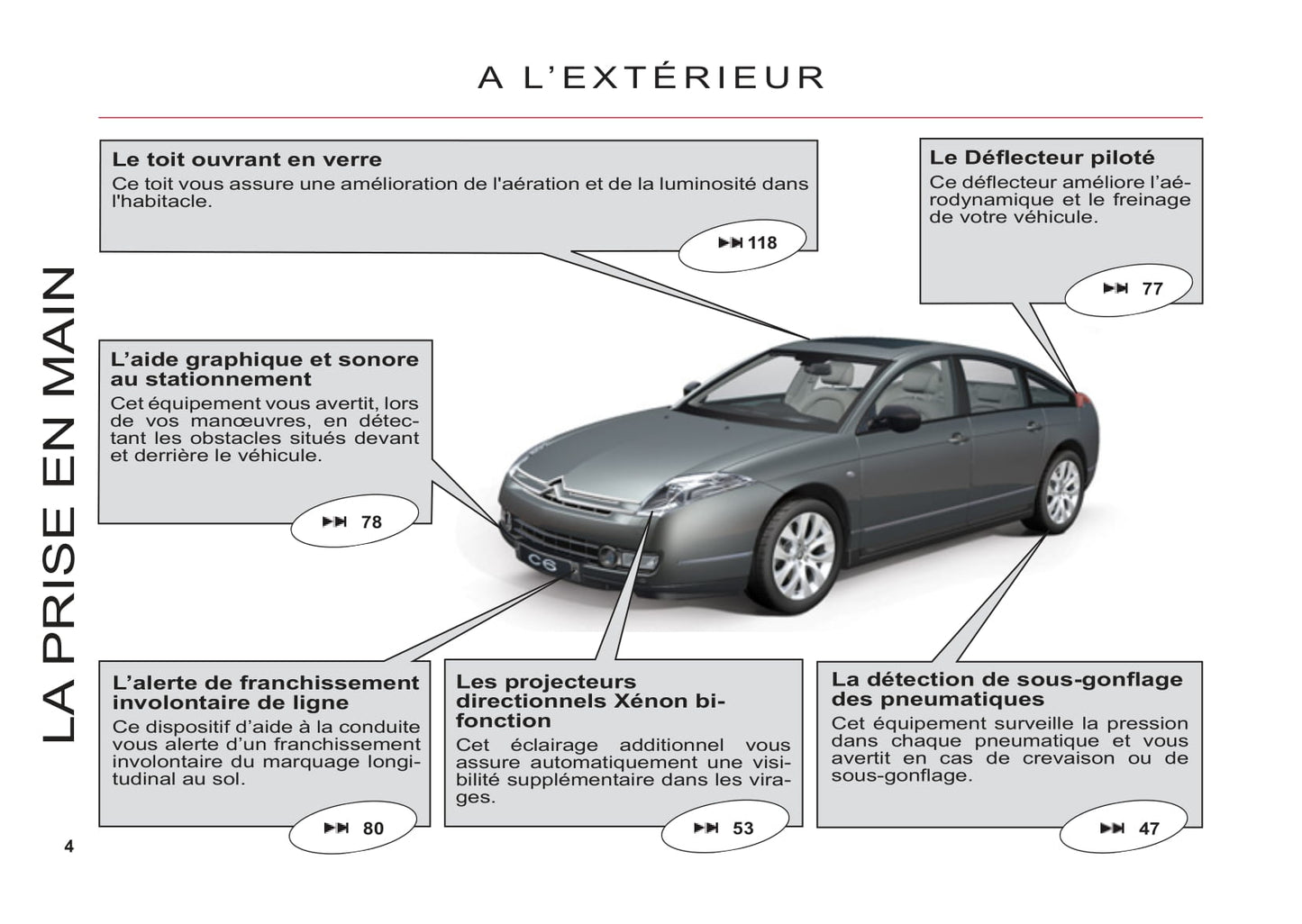 2011-2012 Citroën C6 Bedienungsanleitung | Französisch