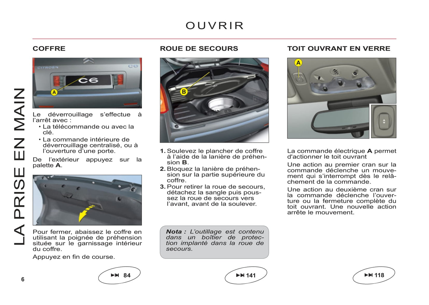 2011-2012 Citroën C6 Bedienungsanleitung | Französisch