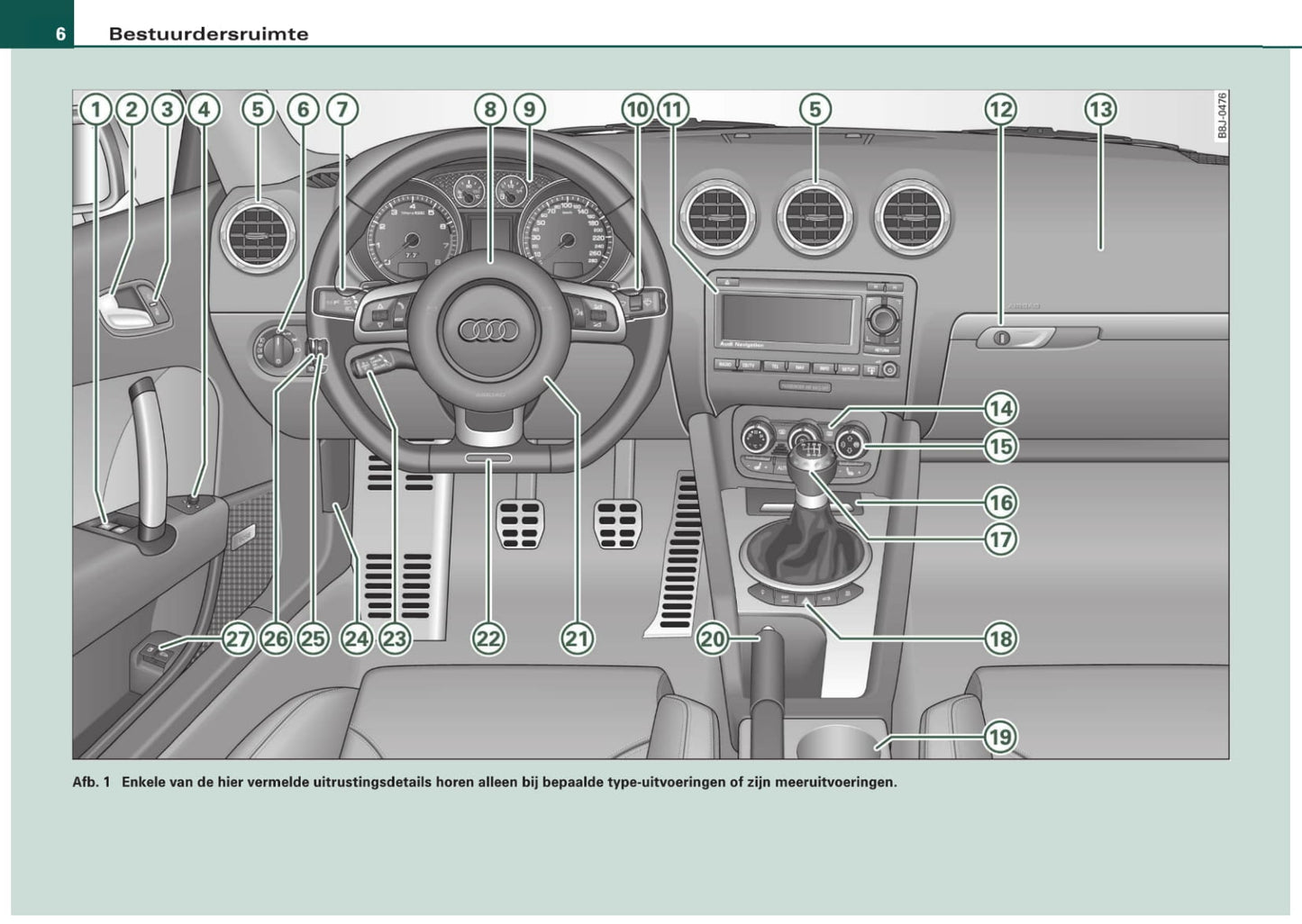 2006-2010 Audi TT Coupé/TTS Coupé/TT RS Coupé Owner's Manual | Dutch