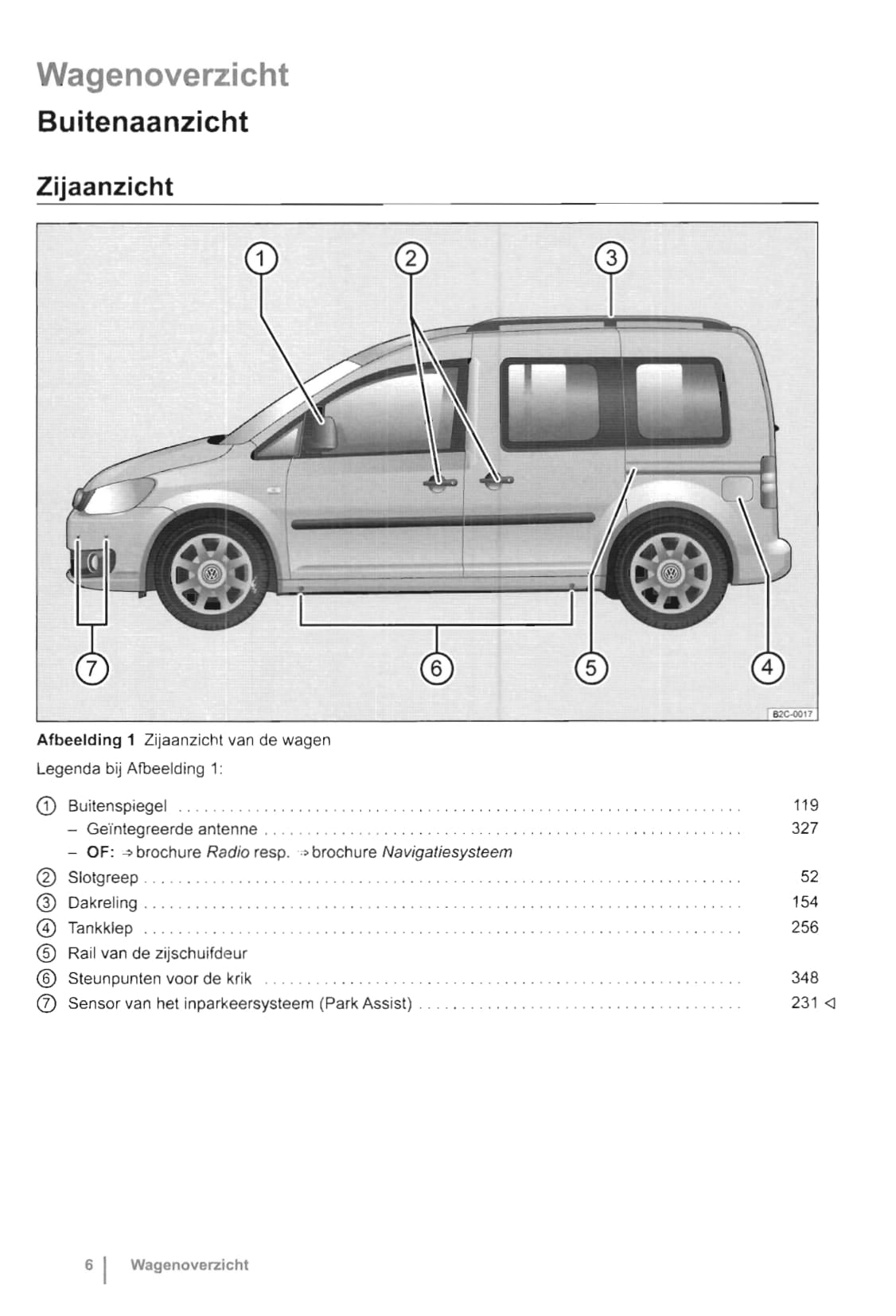 2010-2015 Volkswagen Caddy Bedienungsanleitung | Niederländisch