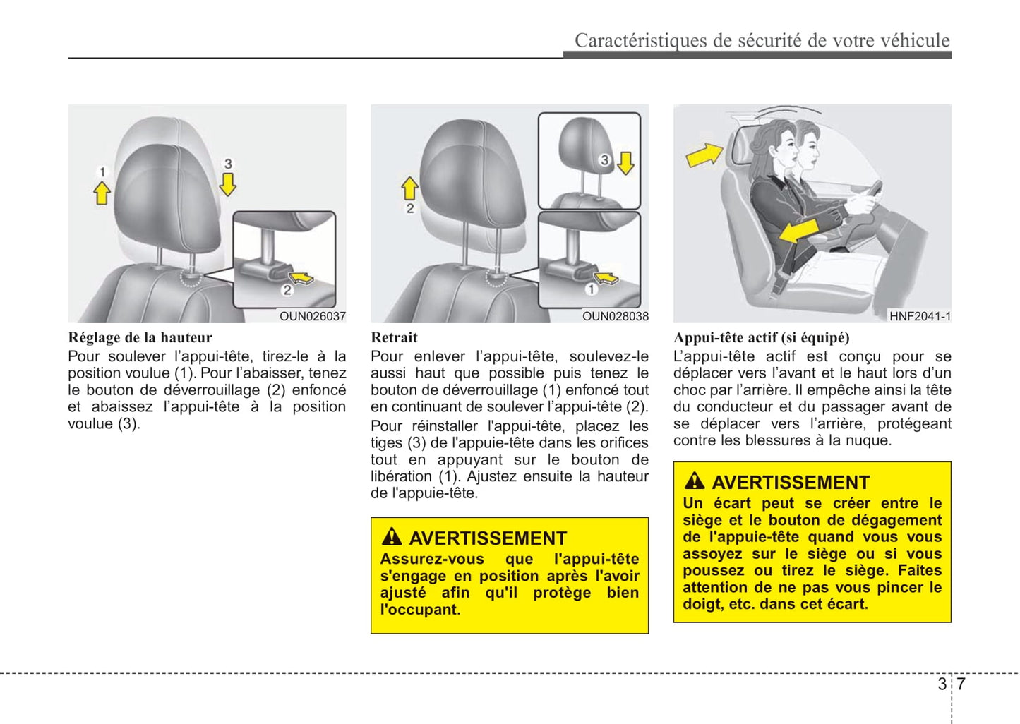 2012 Kia Rondo Owner's Manual | French