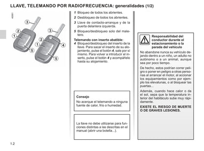 2018-2019 Renault Mégane Owner's Manual | Spanish