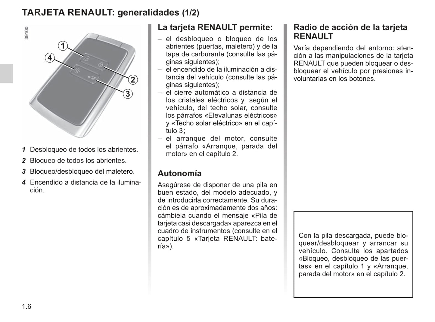 2018-2019 Renault Mégane Bedienungsanleitung | Spanisch