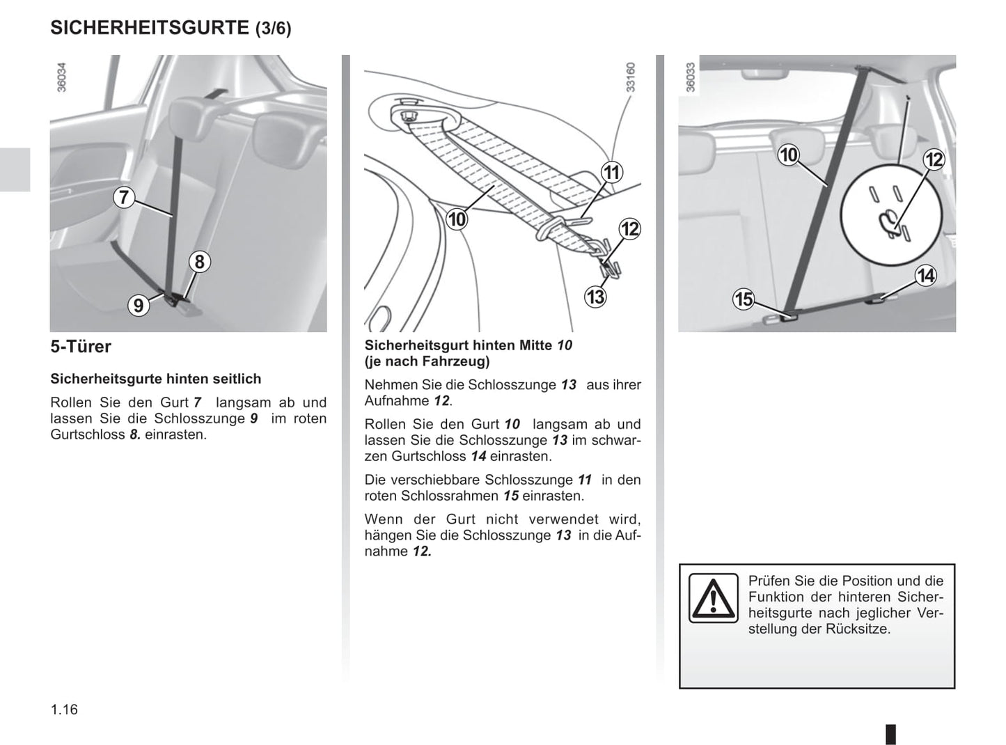 2013-2016 Dacia Logan Bedienungsanleitung | Deutsch