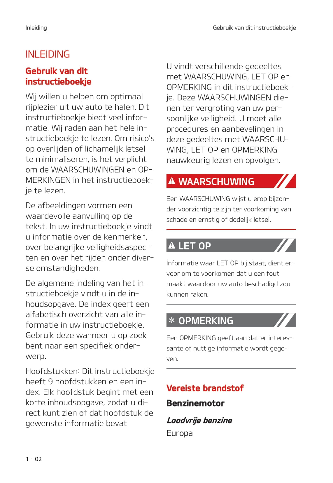 2021-2022 Kia Rio Owner's Manual | Dutch