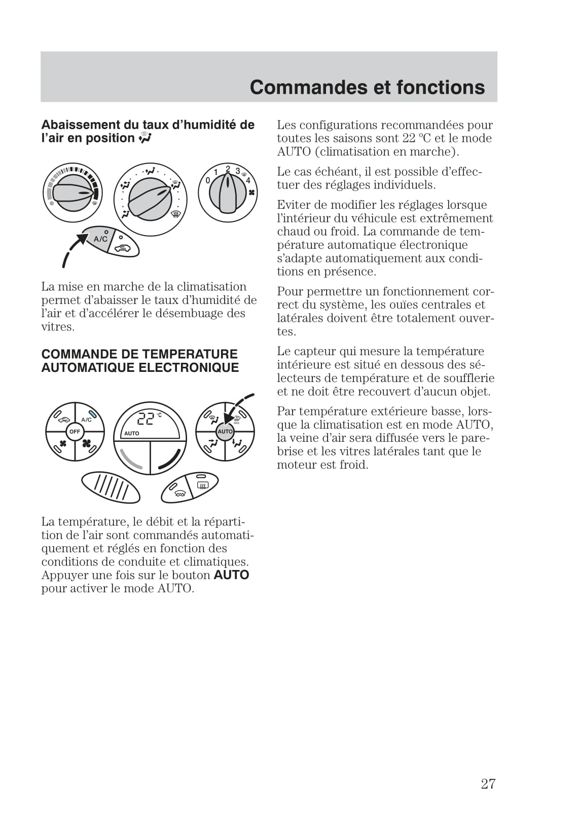 1999-2005 Ford Focus Bedienungsanleitung | Französisch