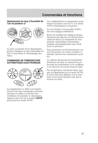 1999-2005 Ford Focus Bedienungsanleitung | Französisch