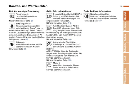 1999-2001 BMW 7 Series Bedienungsanleitung | Deutsch