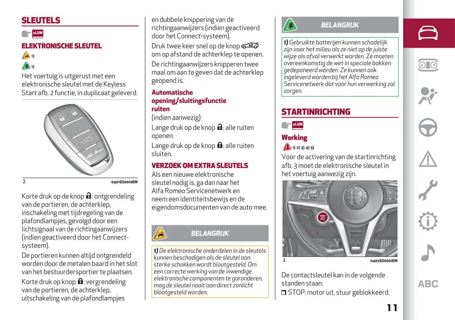 2020-2023 Alfa Romeo Giulia Bedienungsanleitung | Niederländisch