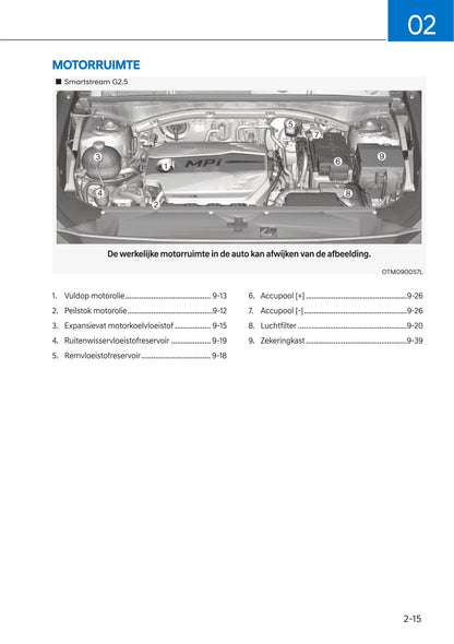 2020-2021 Hyundai Santa Fe Bedienungsanleitung | Niederländisch