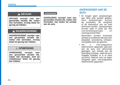 2020-2021 Hyundai Nexo Owner's Manual | Dutch