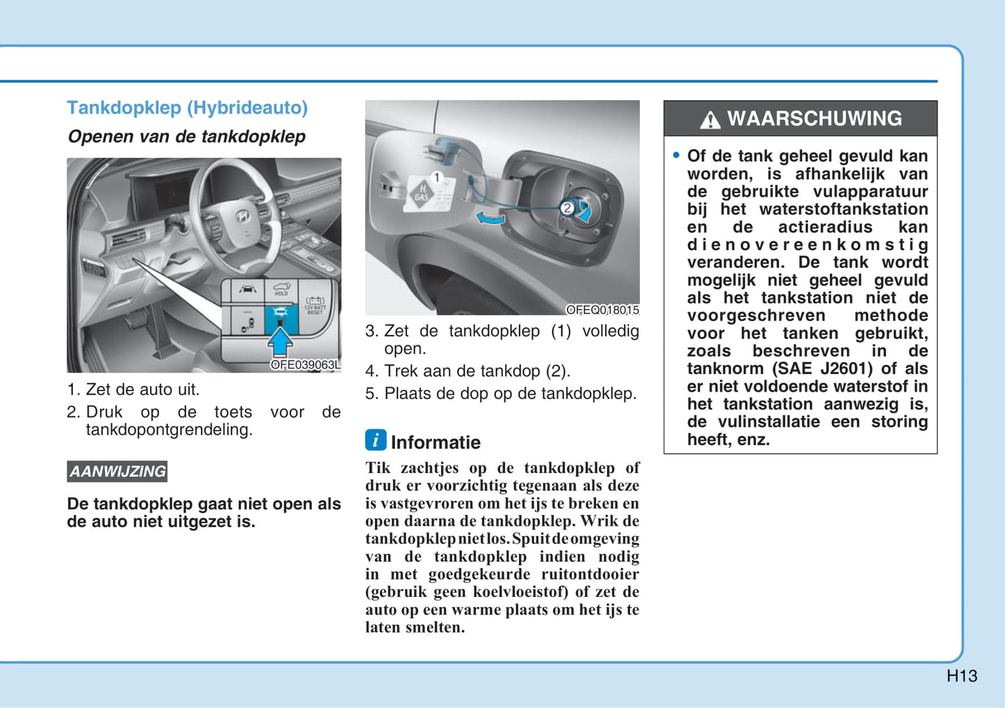 2020-2021 Hyundai Nexo Owner's Manual | Dutch