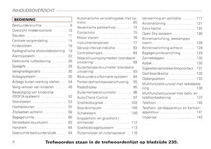 2000-2008 Audi A2 Bedienungsanleitung | Niederländisch