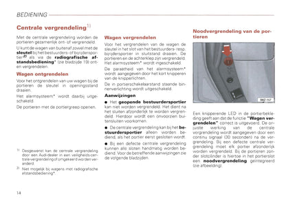 2000-2008 Audi A2 Bedienungsanleitung | Niederländisch