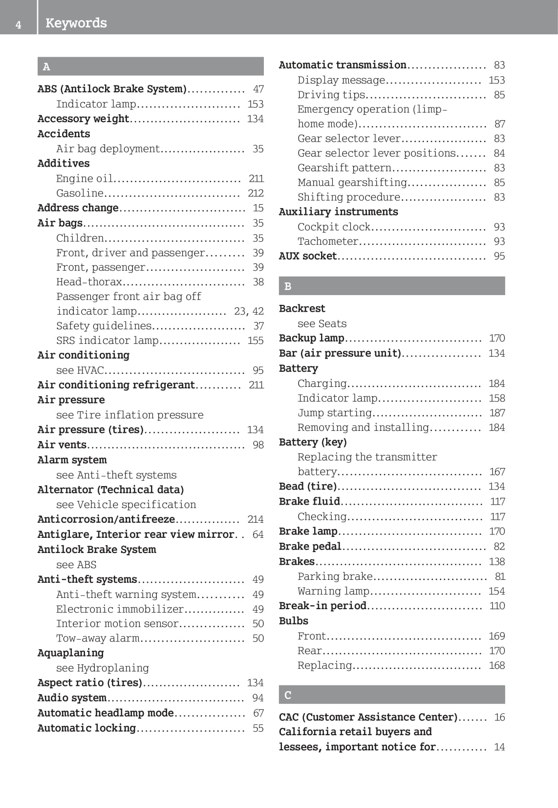 2007-2010 Smart Fortwo Owner's Manual | English