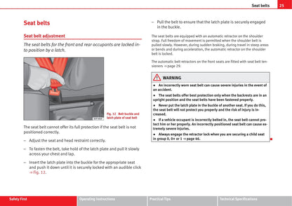 2009-2013 Seat Altea XL Bedienungsanleitung | Englisch