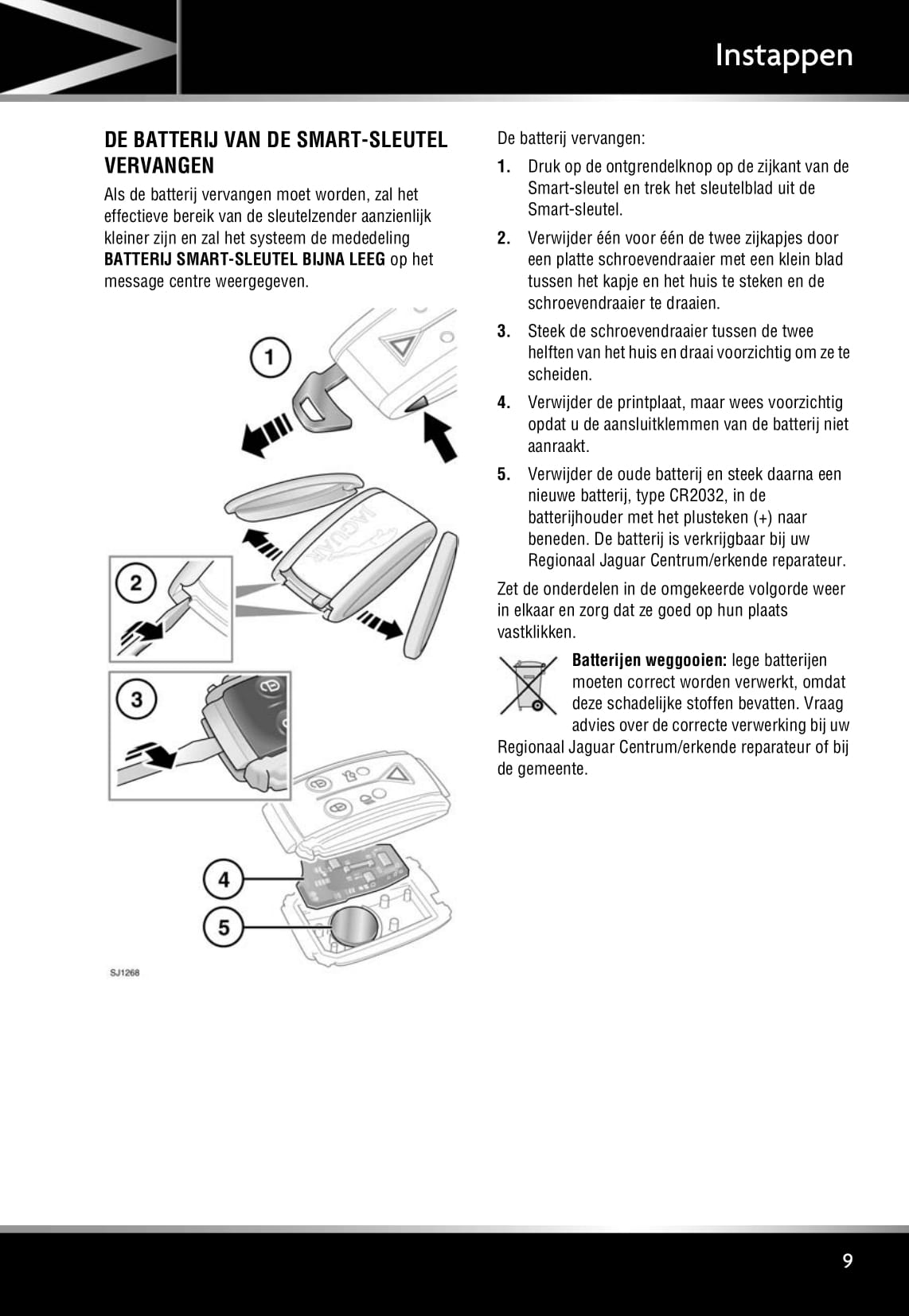 2008-2009 Jaguar XF Owner's Manual | Dutch