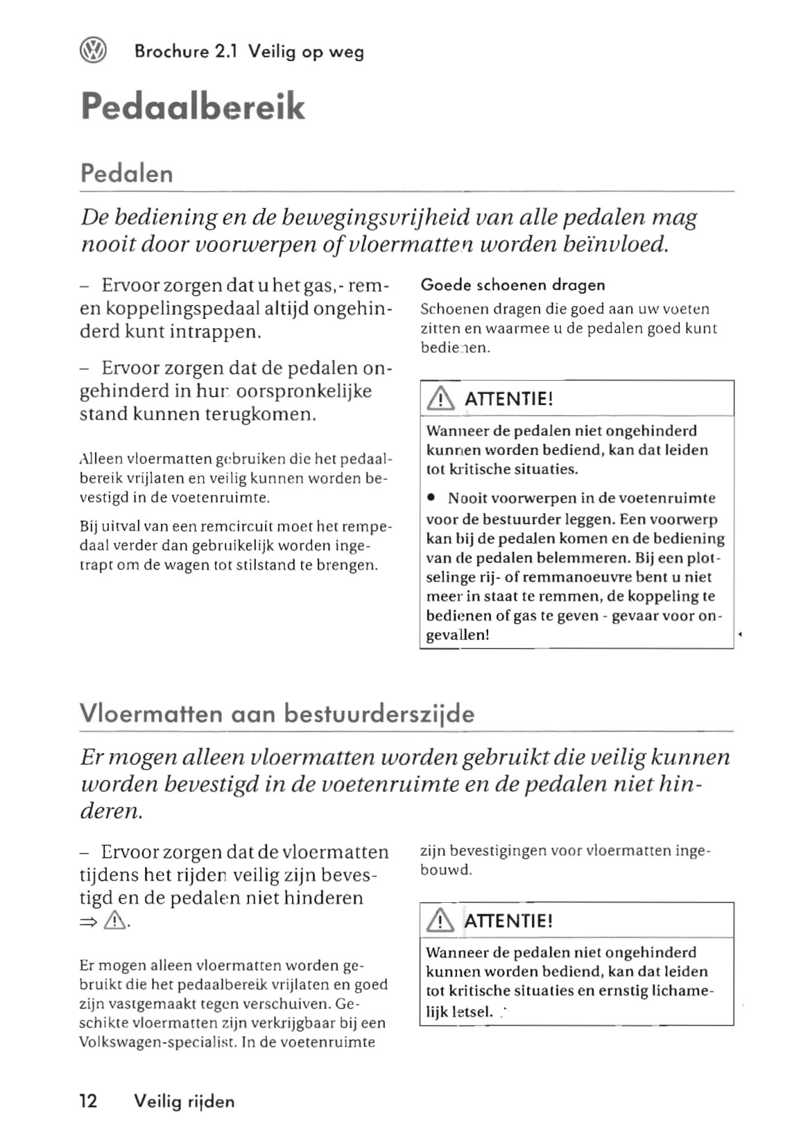 2003-2009 Volkswagen Multivan/Transporter Bedienungsanleitung | Niederländisch