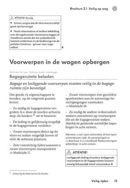 2003-2009 Volkswagen Multivan/Transporter Bedienungsanleitung | Niederländisch