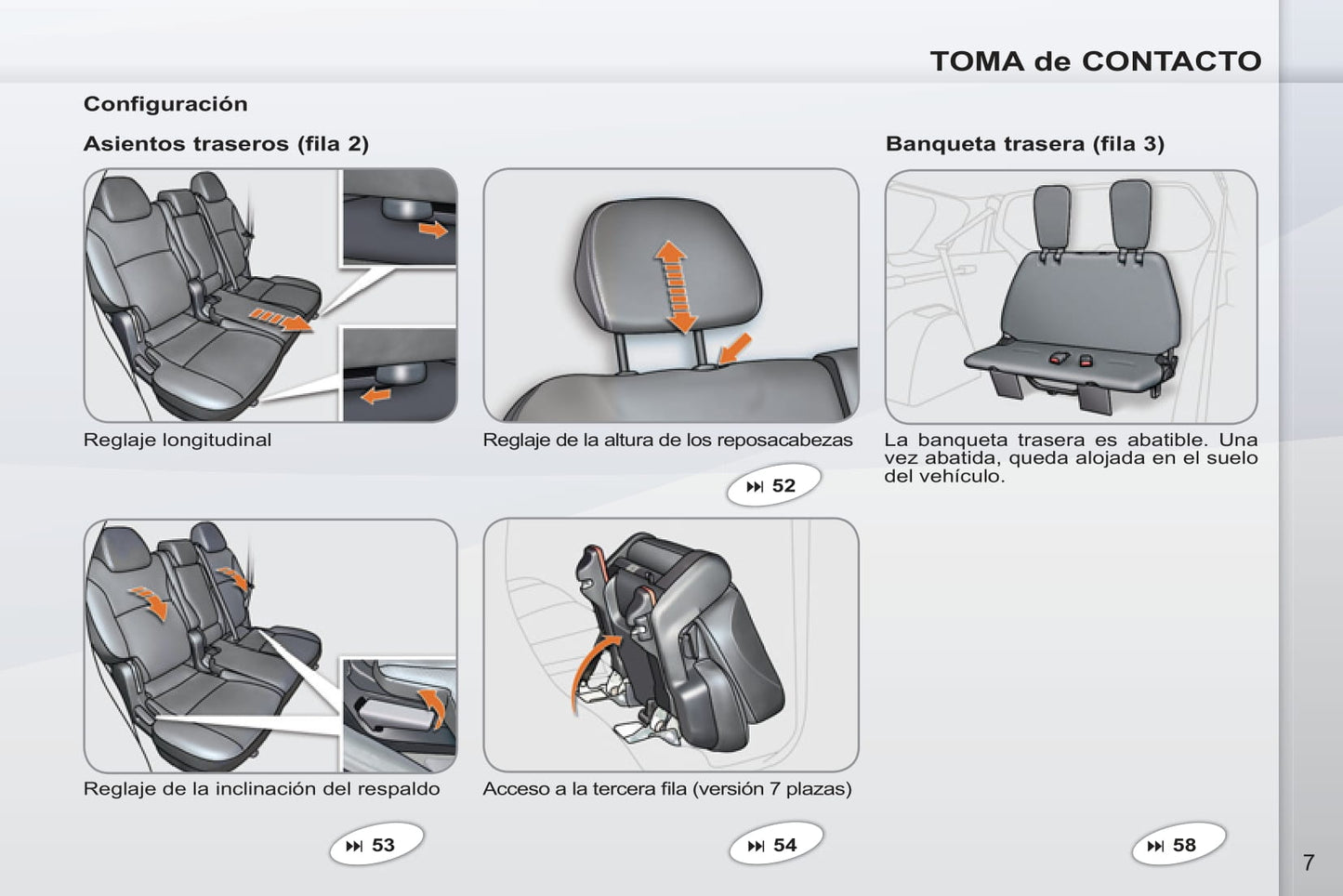 2011-2012 Peugeot 4007 Bedienungsanleitung | Spanisch