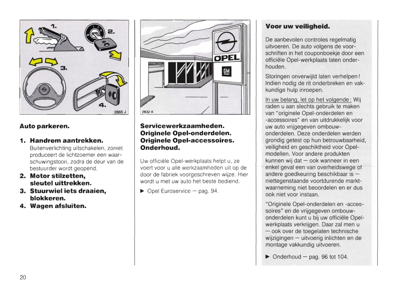 1988-1992 Opel Vectra Owner's Manual | Dutch