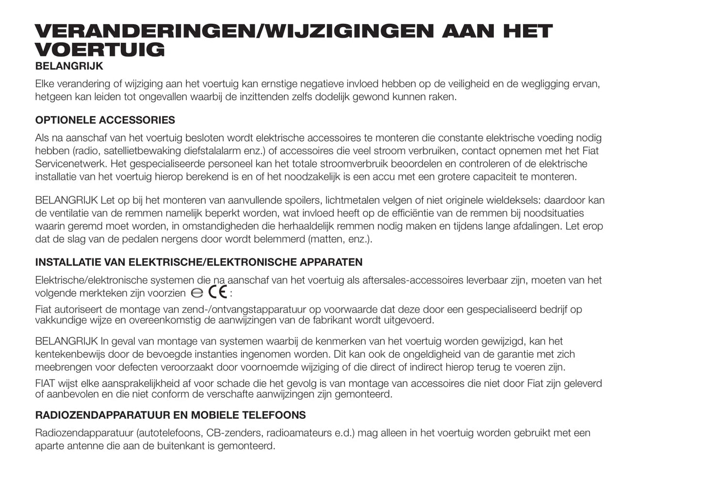 2015-2016 Fiat Doblò Bedienungsanleitung | Niederländisch