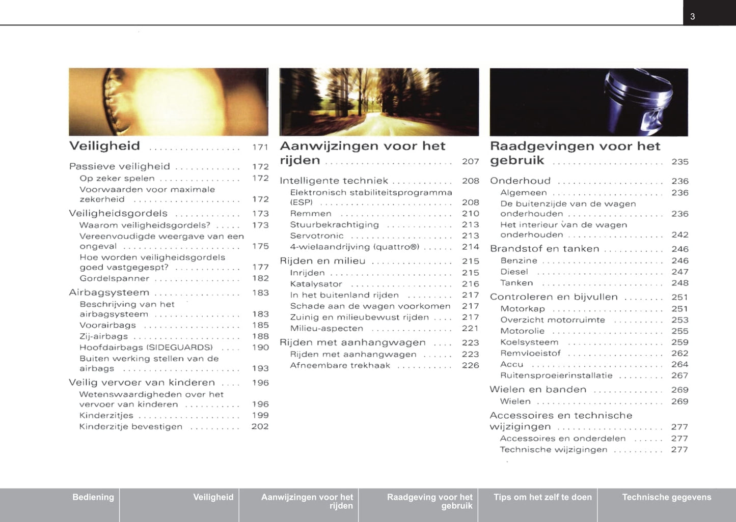2001-2004 Audi A4 Owner's Manual | Dutch