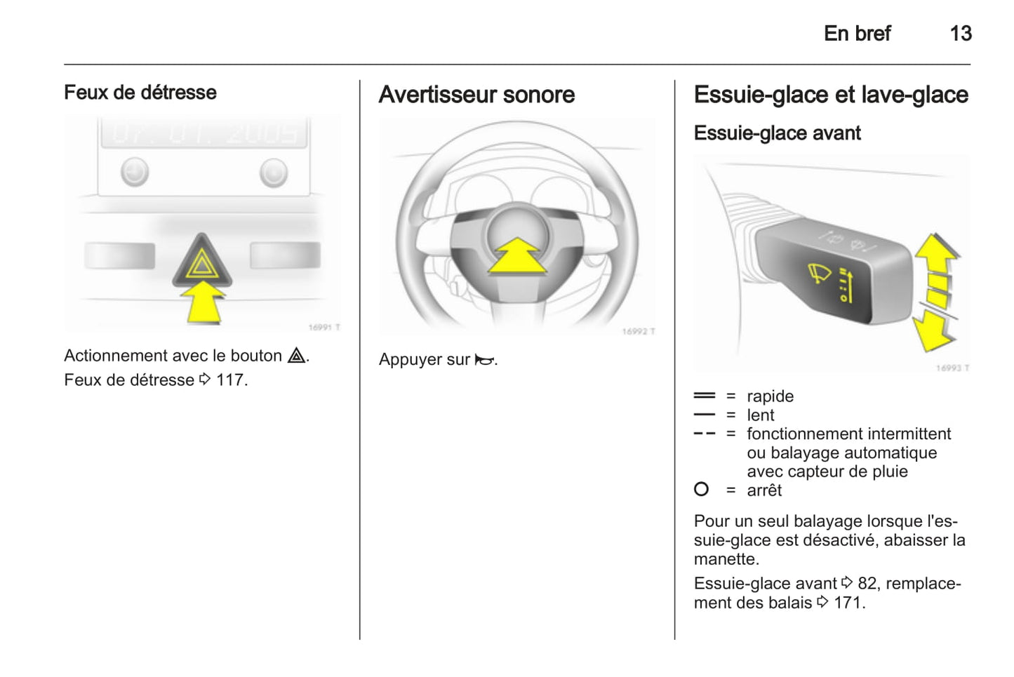 2010-2011 Opel Zafira Owner's Manual | French