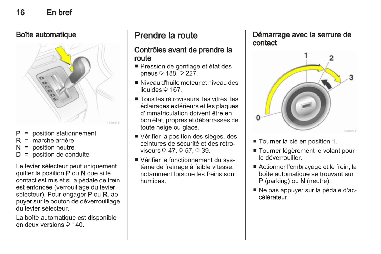 2010-2011 Opel Zafira Owner's Manual | French