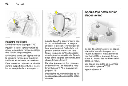 2010-2011 Opel Zafira Owner's Manual | French