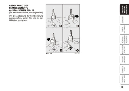 2010-2011 Fiat Idea Owner's Manual | German