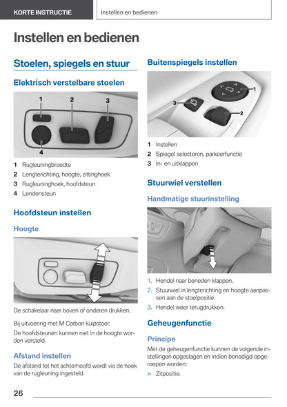 2020-2021 BMW M4 Bedienungsanleitung | Niederländisch