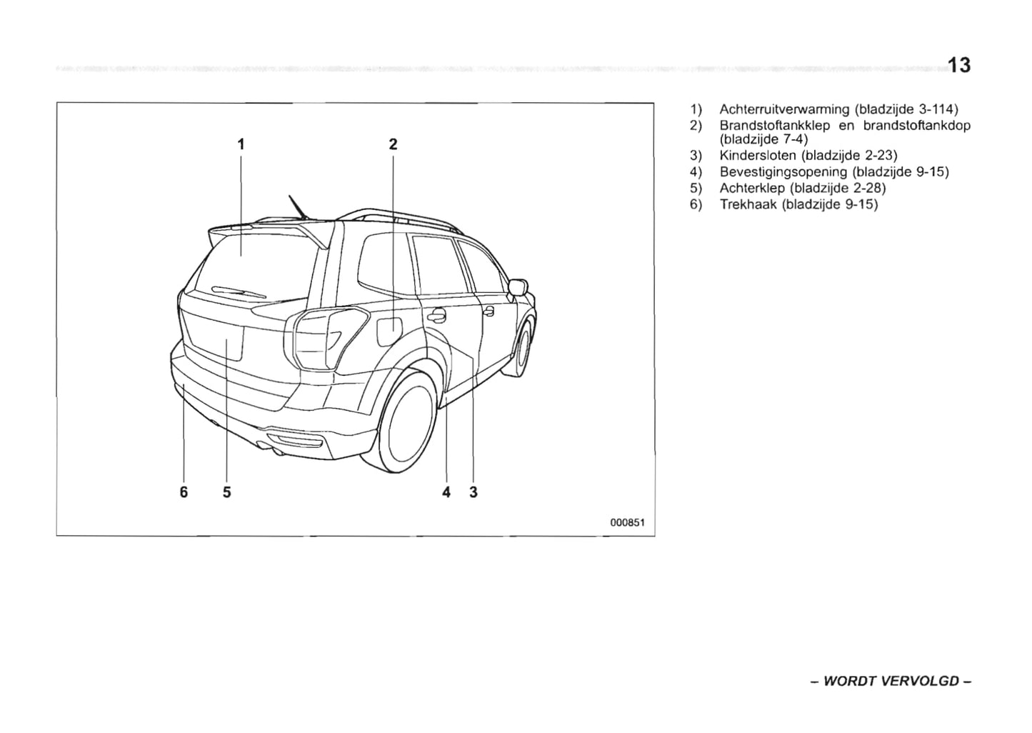 2013-2017 Subaru Forester Bedienungsanleitung | Niederländisch