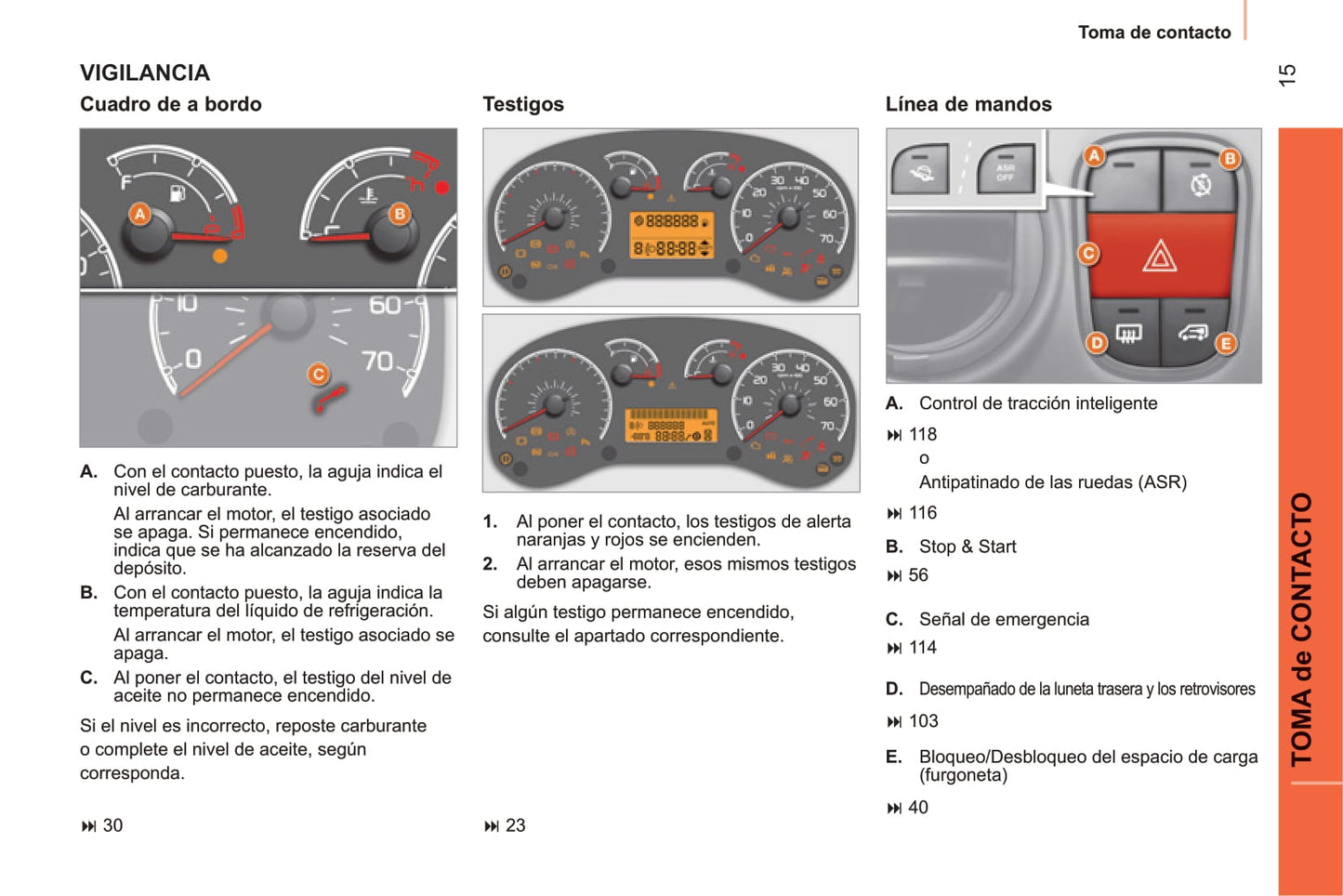 2014 Peugeot Bipper Bedienungsanleitung | Spanisch