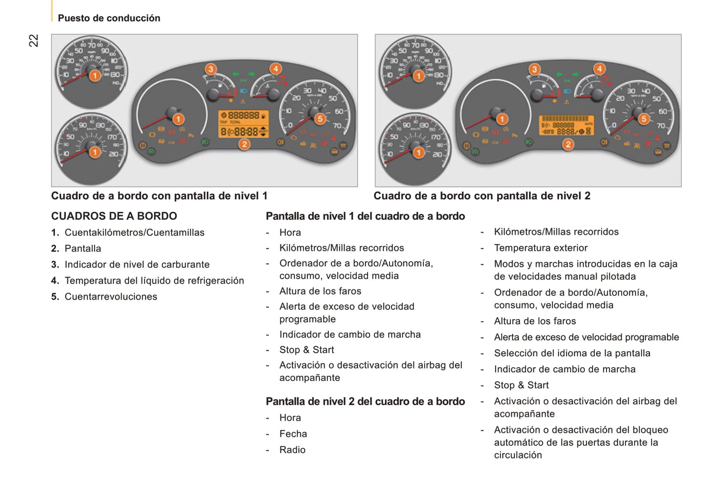 2014 Peugeot Bipper Bedienungsanleitung | Spanisch