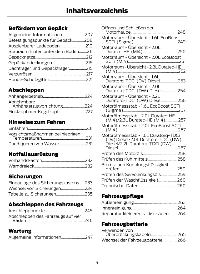 1997-2008 Ford Ka Owner's Manual | German