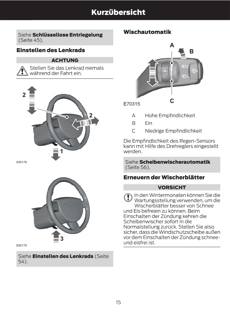 1997-2008 Ford Ka Owner's Manual | German