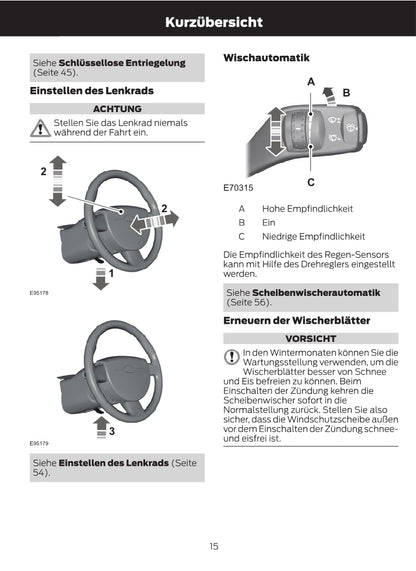 1997-2008 Ford Ka Owner's Manual | German